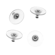 Useful Women Jewelry Ear Nail Copper Ear Stud Earbob Rubber Back Earring Stoppers Findings Silver Golden Colors J4U66