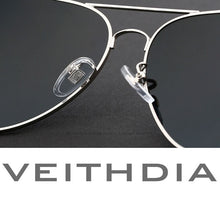 veithdia classic polarized sunglasses men women colorful reflective coating lens eyewear accessories sun glasses J4U66