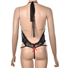 Valentine's day sexy lingerie White black lace deep_v neck sexy underwear erotic lingerie sexy costumes J4U66