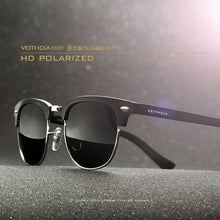 veithdia unisex women men sunglasses aluminum sunglasses hd polarized lens vintage outdoor goggle oculos de sol J4U66