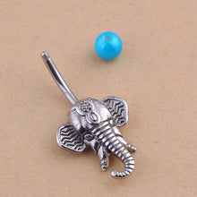 Vintage Classic Elephant Navel Belly Button Rings Steel Belly Bars Navel Piercing S Body Jewelry J4U66