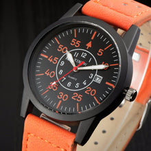 Vintage Classic Men's Waterproof Date Leather Strap Sport Quartz Army Watch J4U66