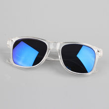 Vintage Clear Frame Sunglasses Women Square Eyewear Mirrored Lens Eyeglasses S PY6 J4U66