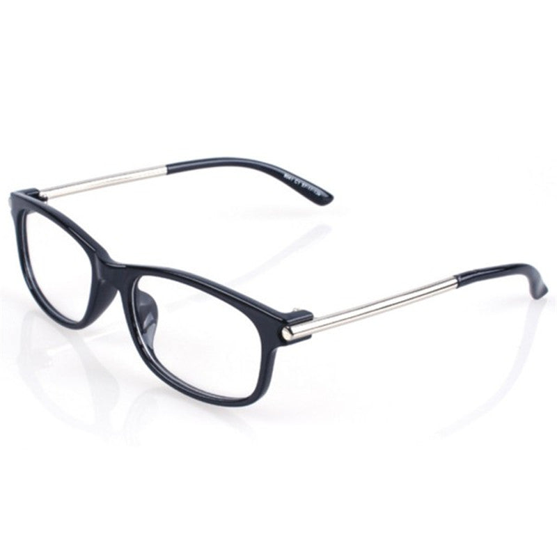 Vintage Mens Womens Clear Lens Eyewear Plastic Round Frame Nerd Geek Glasses Eyeglasses J4U66