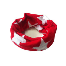 Vogue Kids Child Boy Girl Warm Stars Print Snood Scarves Shawl Neckerchief 2-7Year  J4U66