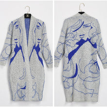 vogue womens long knitted sweater tops cardigan outerwearcoat jacket jumper J4U66