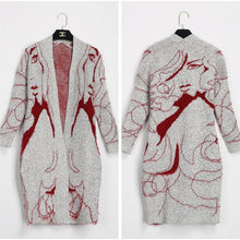 vogue womens long knitted sweater tops cardigan outerwearcoat jacket jumper J4U66