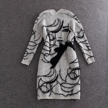 VogueWomen's Long Knitted Sweater Tops Cardigan Outerwear Coat Jacket Jumper LY8 J4U66