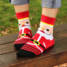 Warm Soft Cotton Cute Santa Claus Deer Socks Women Xmas Gifts  J4U66