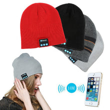 Warm Soft Smart Headset Bluetooth Wireless Beanies Hats + Gloves Set for Men Unisex Caps Headphone Speaker J4U66