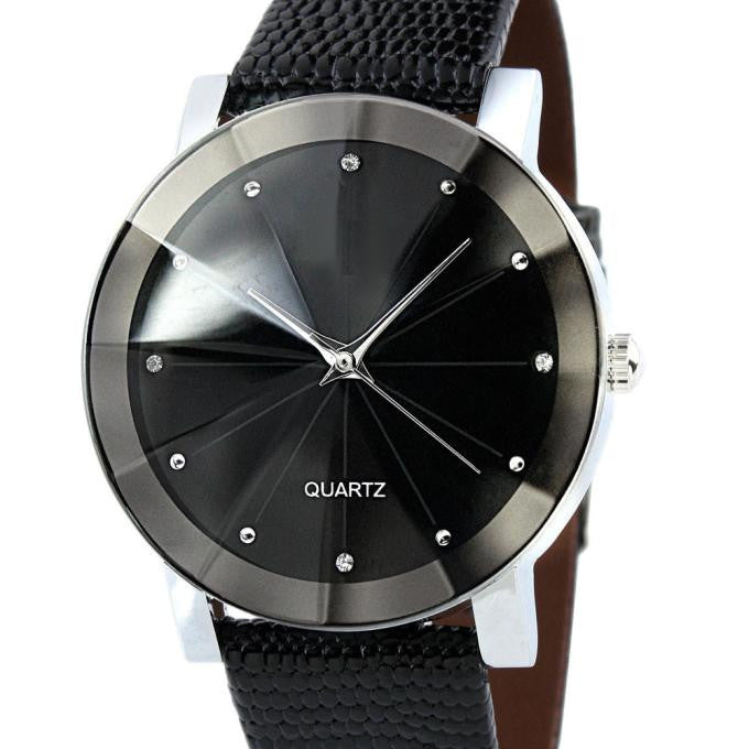 Watch Men Relogio Masculino Top Brand Luxury Quartz Sport Military Stainless Steel Dial Leather Band Wrist Watch Gift Malloon J4U66