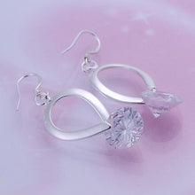 water earings silver plated jewelry earrings for women silver plated earrings smte175 J4U66