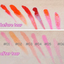 Waterproof 6pcs Tattoo Peel Off Mask Tint Long Lasting Waterproof Lip Gloss Lipstick On  J4U66