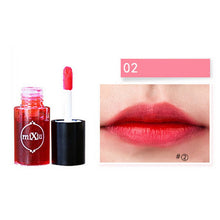 waterproof liquid lip gloss tint dyeing blusher lady makeup lipstick lip color J4U66