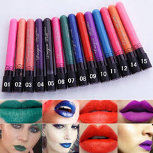 waterproof long lasting liquid lipstick lip gloss makeup beauty matte lip tint pen lipgloss 27 colors maquiagem J4U66
