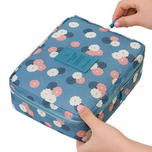 Waterproof Nylon Zipper Makeup Bag Cosmetic Toiletry Storage Travel Wash Pouch Bag Makeup Tool Kits J4U66