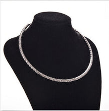 Wedding Birthday Jewelry Women Crystal Rhinestone Collar Necklace Choker Necklaces J4U66