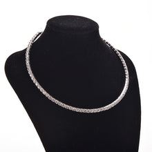 Wedding Birthday Jewelry Women Crystal Rhinestone Collar Necklace Choker Necklaces J4U66