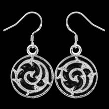 silver plated earing vortex earring silver plated earrings smte0 J4U66
