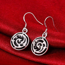 silver plated earing vortex earring silver plated earrings smte0 J4U66