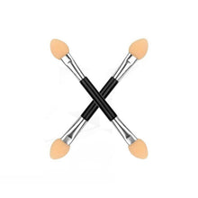 12pc Makeup Double-end Eye Shadow Eyeliner Brush Sponge Applicator Tool  J4U66