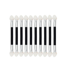 12pc Makeup Double-end Eye Shadow Eyeliner Brush Sponge Applicator Tool  J4U66