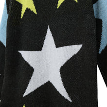 coat women knitted sweater star pattern round neck long sleeve women tops long causal cardigan knitwear blusas J4U66