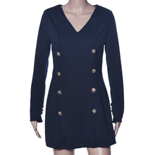 Dress Women Plus Size Fashion Lady Warm Long Sleeves Botton Slim Uniforms Elegant BodyCon Dresses  J4U66