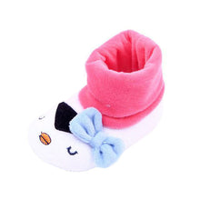 fall cute baby boots boys girls kid indoor fleece crib shoes J4U66