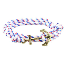 Bracelet With Gold Anchor Hook Bracelet for Men Wristband Hand Cuff Bracelets Women Men Anchor Bracelet J4U66