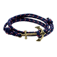 Bracelet With Gold Anchor Hook Bracelet for Men Wristband Hand Cuff Bracelets Women Men Anchor Bracelet J4U66