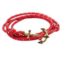 Bracelet With Gold Anchor Hook Bracelet for Men Wristband Hand Cuff Bracelets Women Men Anchor Bracelet J4U66