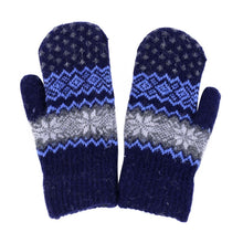 Fashion Women Men Rabbit Fur Wool Warm Gloves Full Finger Thick Mittens New J4U66