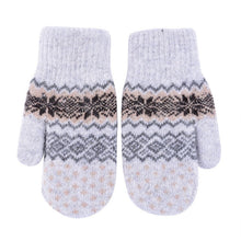 Fashion Women Men Rabbit Fur Wool Warm Gloves Full Finger Thick Mittens New J4U66