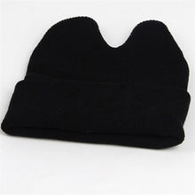 Hat Baby Kids Cute Ox Horn Knitted Wool Hats Boys Girls Warm Beanies Caps 1-9Y J4U66
