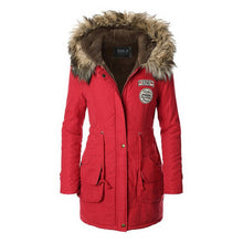 Jacket Women Hooded Slim Long Parka Coat Outwear Warm Coat Wear 8 Colors J4U66