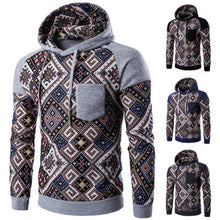 Men Jacket Men Cotton Retro Long Sleeve Hoodie Hooded Sweatshirt Tops Jacket Coat Outwear ClothingPlus Size J4U66
