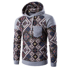 Men Jacket Men Cotton Retro Long Sleeve Hoodie Hooded Sweatshirt Tops Jacket Coat Outwear ClothingPlus Size J4U66