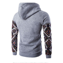 Men Jacket Men Cotton Retro Long Sleeve Hoodie Hooded Sweatshirt Tops Jacket Coat Outwear ClothingPlus Size J4U66
