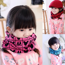 Scarf Kid Girls Snood Scarf Neckerchief Wool Knit Warmer Children Snow Scarves J4U66