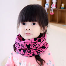 Scarf Kid Girls Snood Scarf Neckerchief Wool Knit Warmer Children Snow Scarves J4U66