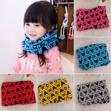 Scarf Kid Girls Snood Scarf Neckerchief Wool Knit Warmer Children Snow Scarves J4U66