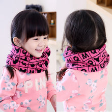 Scarf Kid Girls Snood Scarf Neckerchief Wool Knit Warmer Children Snow Scarves J4U66