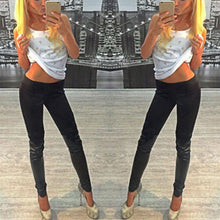 Sexy Women's Skinny PU Leather Pants Stretch Slim Leggings Pencil Pants PY3 J4U66