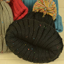 Warm Braided Knitted Hat Ski Beanie Ball Caps Large Ball Hats for Men J4U66