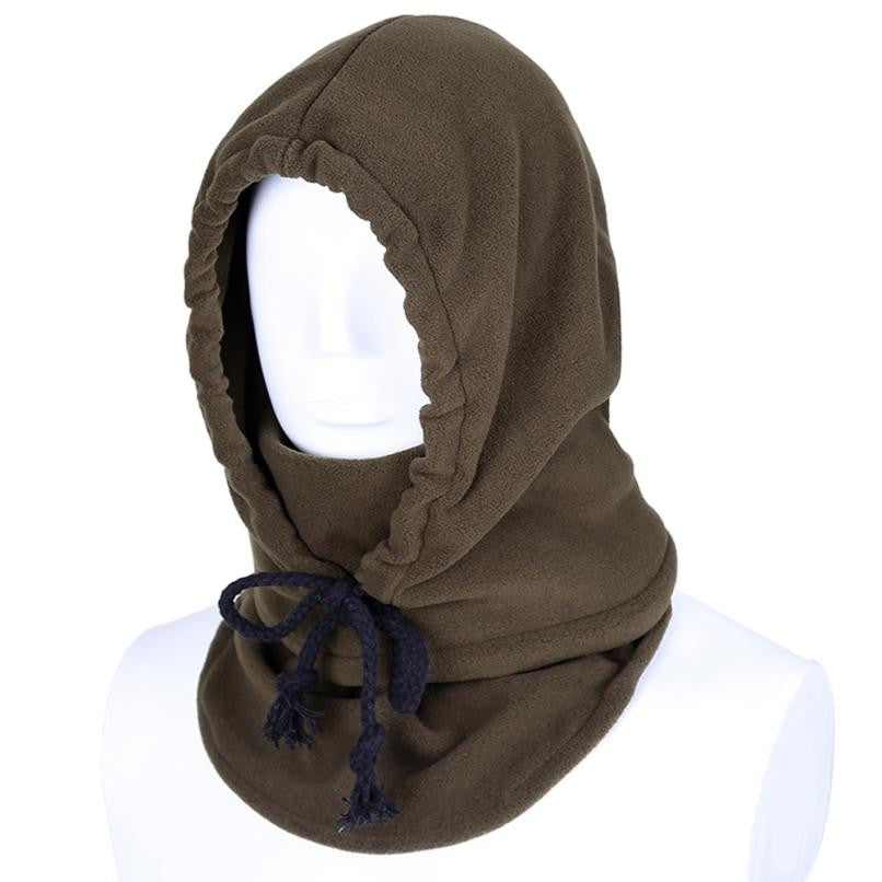 Warm Outdoor Thicker Fleece Cold Wind Protection Face Mask Scarf Hat Snowboard Hood Wind Cap Bike Thermal Balaclavas J4U66