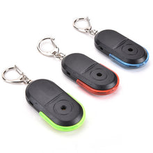 Wireless Anti-Lost Alarm Key Finder Locator Keychain Whistle Sound LED Light J4U66