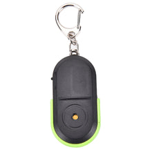 Wireless Anti-Lost Alarm Key Finder Locator Keychain Whistle Sound LED Light J4U66