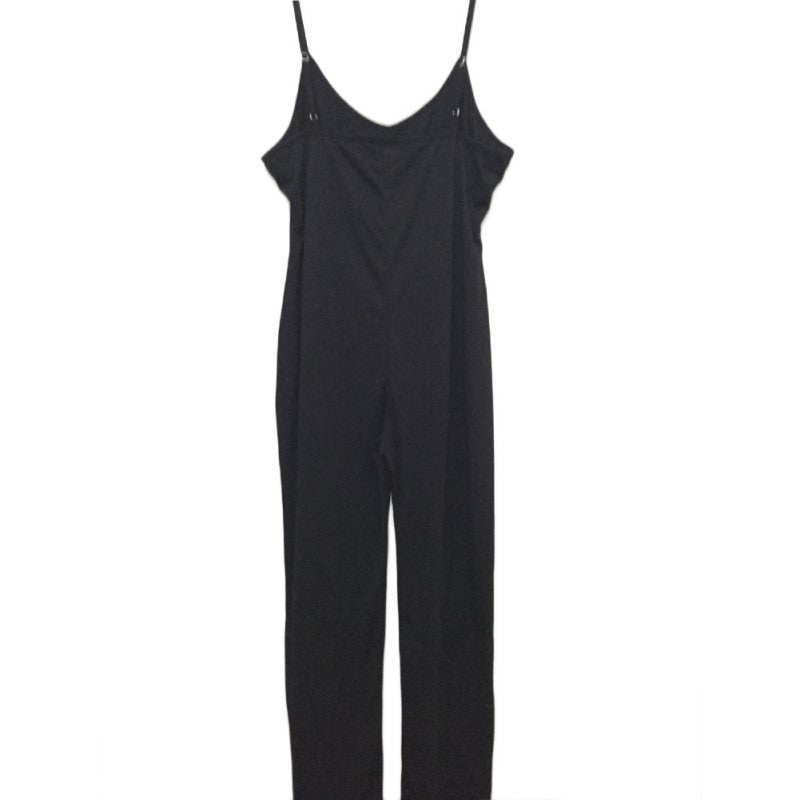 Women Rompers Jumpsuit Sexy Sleeveless Playsuit Bodycon Casual Bodysuits Long Jumpsuit Plus Size L4 J4U66