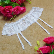 4 Colors Sexy Thongs Lace Stocking Suspender Lingeries Dual Layer Garter Belts J4U66